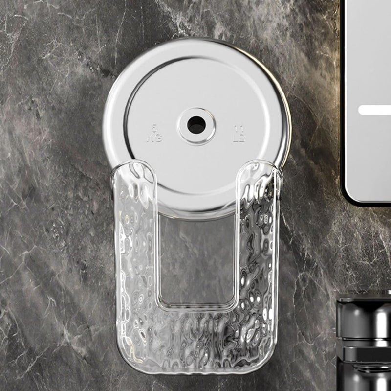 Lusebiy Kitchen Wipes Storage Box, 2024 New Non-slip Flushable Wipes Holder for Bathroom Toilet, Wall-Mounted Clear Wet Tissue Dispenser Container Box No Punching Refillable Keeps Baby Wipes Fresh Case - Image 2